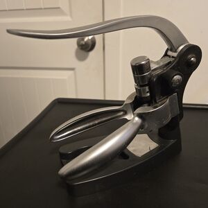 Sleek Silver Wine Opener
